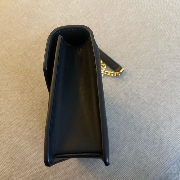 JW PEI Bag - Envelope Chain Crossbody - Black with Gold Hardware - Vegan Leather - Picture 10 of 15